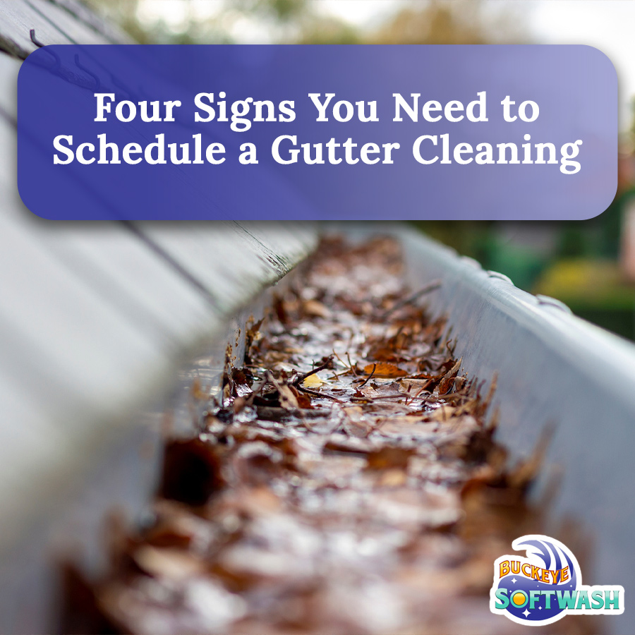 Four Signs You Need to Schedule a Gutter Cleaning