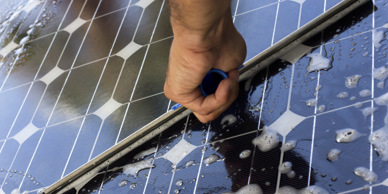 Commercial Solar Panel Cleaning in Columbus, Ohio