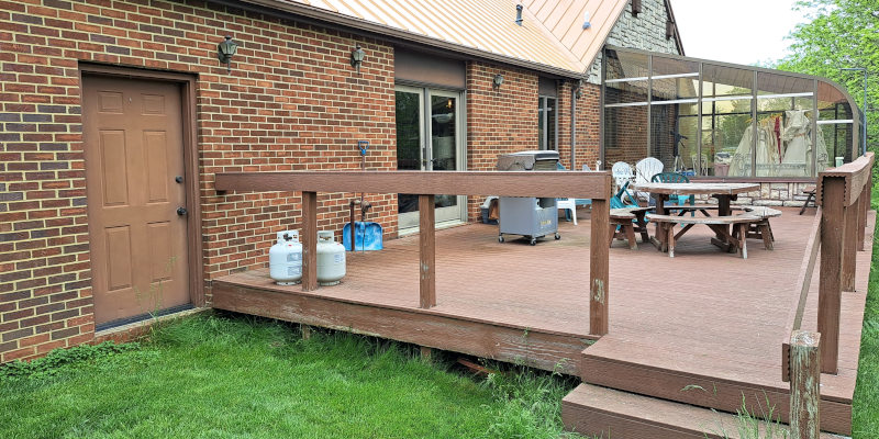 Deck Pressure Washing in Columbus, Ohio