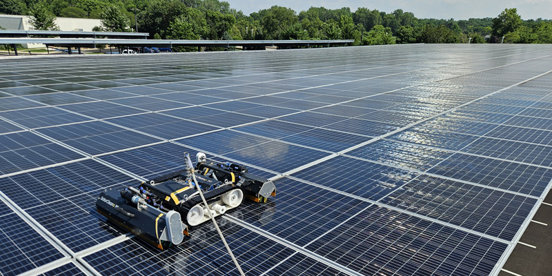 Commercial Solar Panel Cleaning in Columbus, Ohio