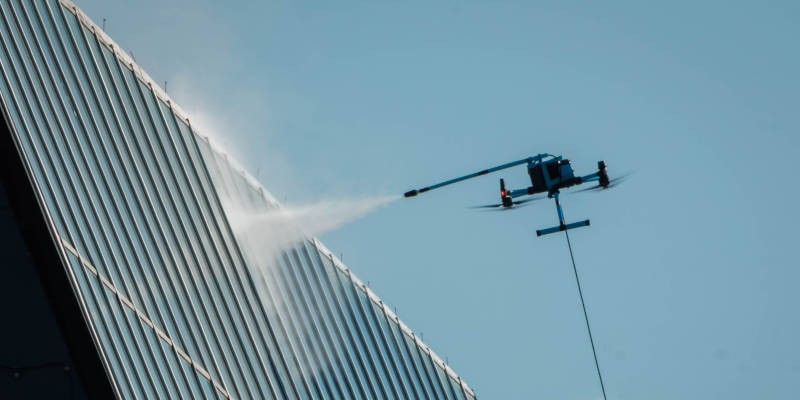 Residential Drone Washing in Columbus, Ohio